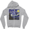 tardis starry night Zipper Hoodie