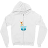 Jumping See Zipper Hoodie