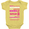 quens are born in november Baby Bodysuit