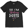 I Stole His Heart V-Neck Tee