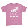 Alaska Deer Rudolph Youth Tee