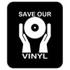 save our vinyl dj club Mousepad