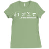 pi delicious math Ladies Fitted T-Shirt