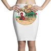 an amazing sand castle Pencil Skirts