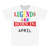 legends are born april All Over Men's T-shirt