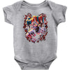 wicked jester skull Baby Onesie