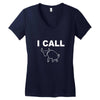 i call bull crap Women's V-Neck T-Shirt