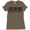 opinions Ladies Fitted T-Shirt
