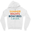 Summer Night Bonfires Beer Zipper Hoodie