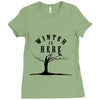 Winter (a215) Ladies Fitted T-Shirt