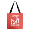 i support single moms Tote Bags