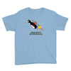 never give up poster Youth Tee