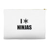 i heart ninjas Accessory Pouches
