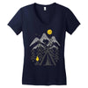 camp fire Women's V-Neck T-Shirt