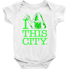 i heart this city Baby Onesie