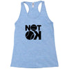 not ok baseball Racerback Tank