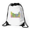 canadian periodic table Drawstring Bags