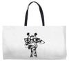 nerd giraffe Weekender Totes