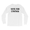 vote for cynthia Long Sleeve Shirts