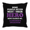 alzheimers awareness Throw Pillow