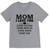 I Love You Mom V-Neck Tee