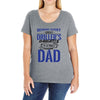Behind Every Great Driller's Daughters Is A Truly Amazing Dad Ladies Curvy T-Shirt