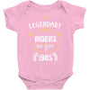 legendary riders are born in 1985 Baby Bodysuit
