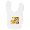 save water drink beer Baby Bibs