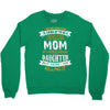 Super Cool Mom Of A Freaking Awesome Granddaughter Crewneck Sweatshirt