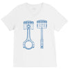 sketch of piston V-Neck Tee