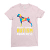 boxers support autism awareness Ladies Fitted T-Shirt