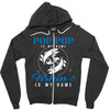Pop Pop is my Name Fishing Is My Game Zipper Hoodie