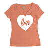 little mix logo heart Women's Triblend Scoop T-shirt
