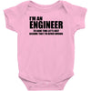 engineer funny t shirt engineers are never wrong t shirt shirt funny t Baby Onesie
