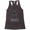 can't sleep clowns show up Racerback Tank