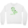 alien believe space sci fi ufo nerd Crewneck Sweatshirt
