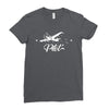 Plane Ladies Fitted T-Shirt