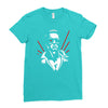 new retro 1980's the terminator Ladies Fitted T-Shirt