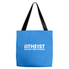 atheist bible lies god sinner agnostic humanist athiest Tote Bags