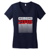 welcome heapy newyear Women's V-Neck T-Shirt