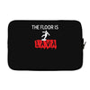 the floor is lava Laptop sleeve