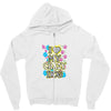 love my crazy dog Zipper Hoodie