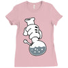 mickey get high Ladies Fitted T-Shirt