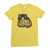 feed me and tell me i'm cutie Ladies Fitted T-Shirt
