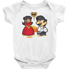 paper burgers Baby Onesie