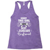 sorry this girl is already taken by a super sexy january boyfriend Racerback Tank