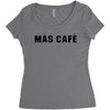 mas cafe Women's Triblend Scoop T-shirt