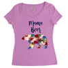 mama bear floral Women's Triblend Scoop T-shirt