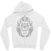 lion face lines Zipper Hoodie