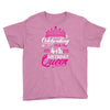 Celebrating With the 4th Birthday Queen Youth Tee